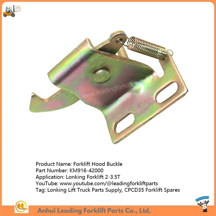KM916-42000|Forklift Hood Buckle|Lonking Lift Truck Parts Supply|CPCD35 Forklift Spare xeem