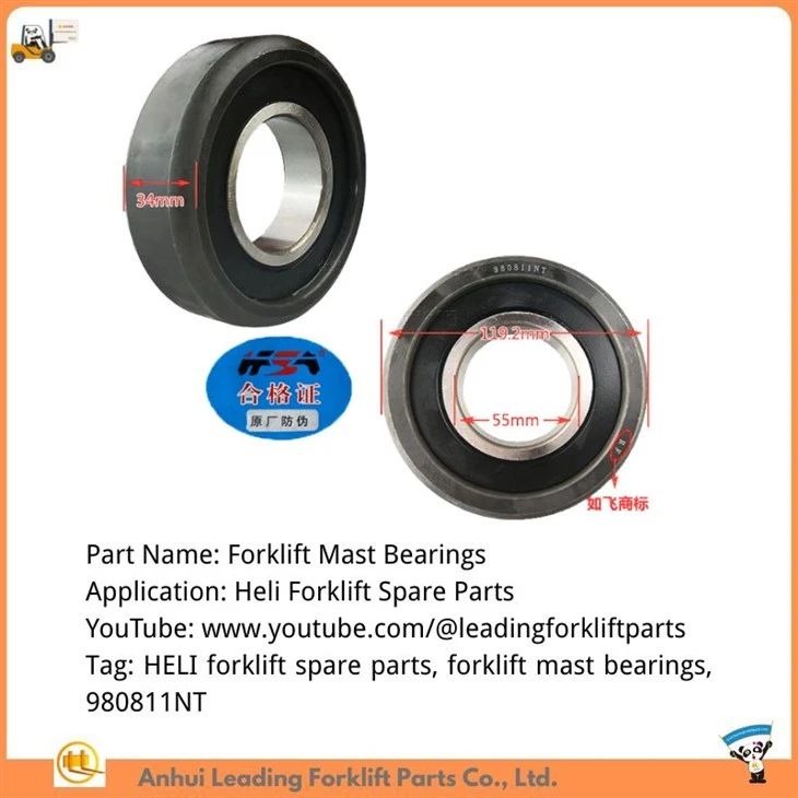 Heli Forklift Spare Xeem|Forklift Mast Cov Menyuam Bearings|9 8081 tzk