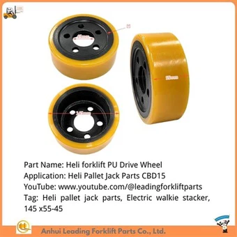 Heli Pallet Jack Yam|Forklift PU Tsav Log|Polyurethane Log Rau HELI CBD15
